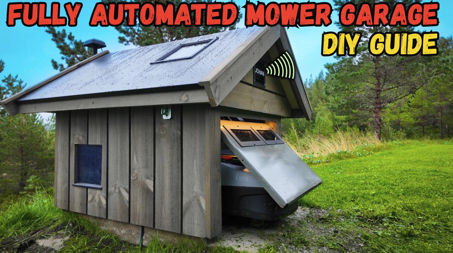 Automatic robot garage (Arduino, Linear actuator, 3D Print files, Code ++)