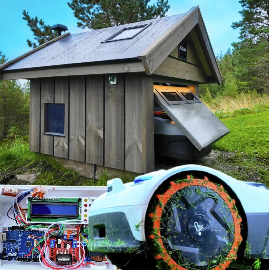 Automatic robot garage (Arduino, Linear actuator, 3D Print files, Code ++)